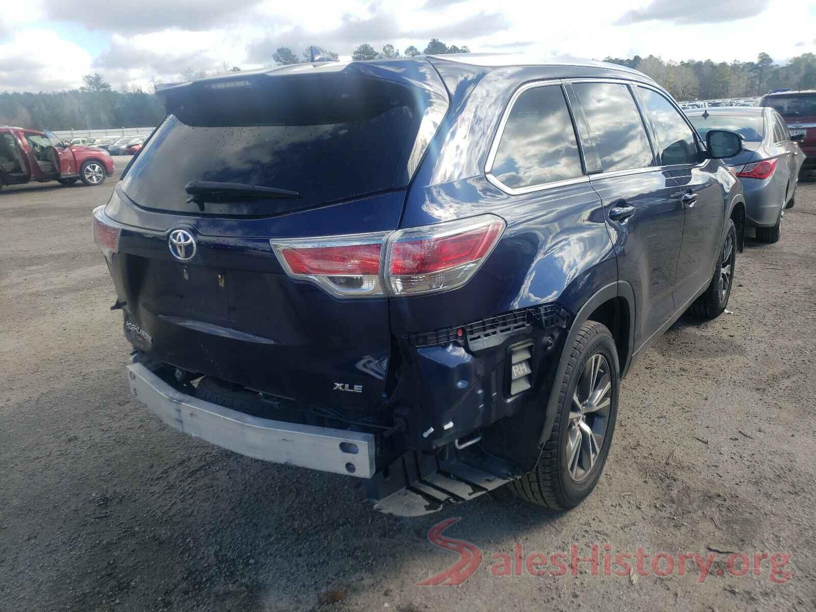 5TDKKRFH9GS180719 2016 TOYOTA HIGHLANDER