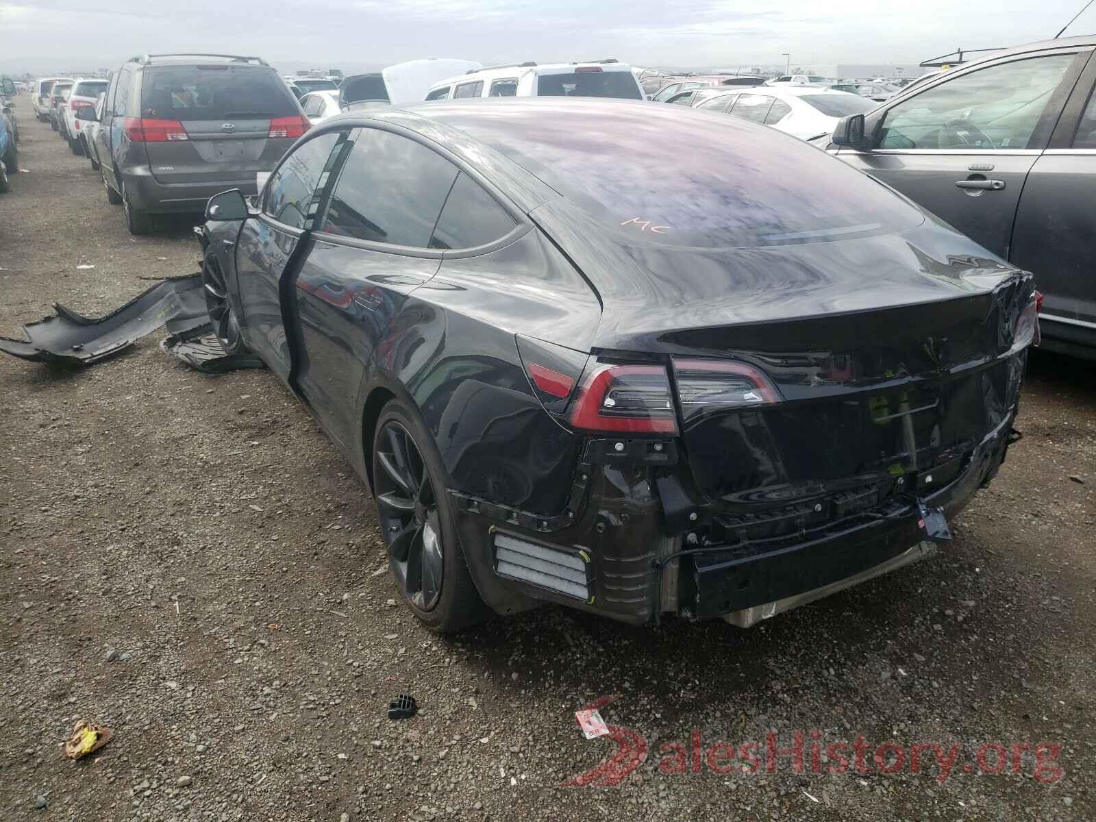 5YJ3E1EA1JF011923 2018 TESLA MODEL 3