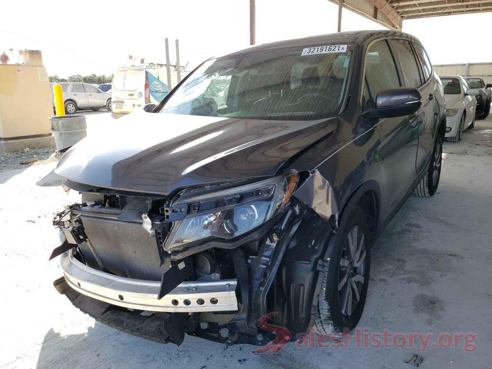 5FNYF5H56KB031384 2019 HONDA PILOT