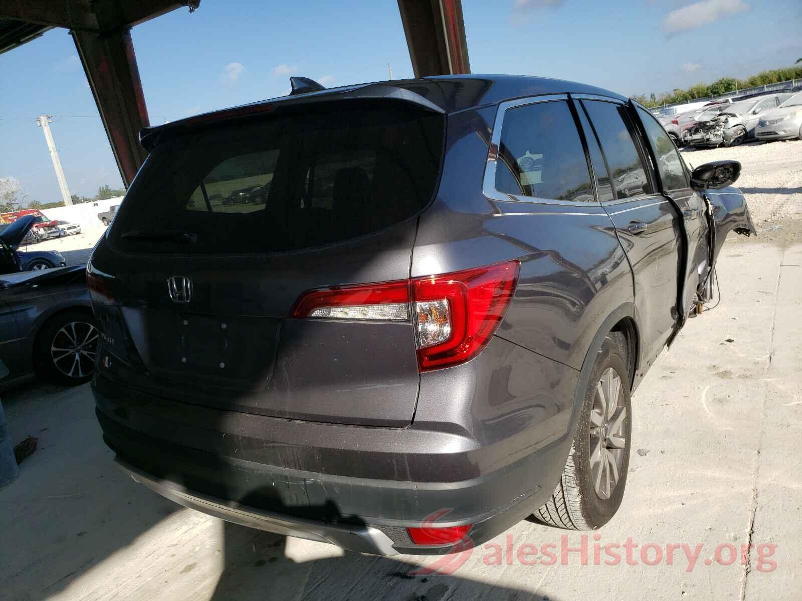 5FNYF5H56KB031384 2019 HONDA PILOT