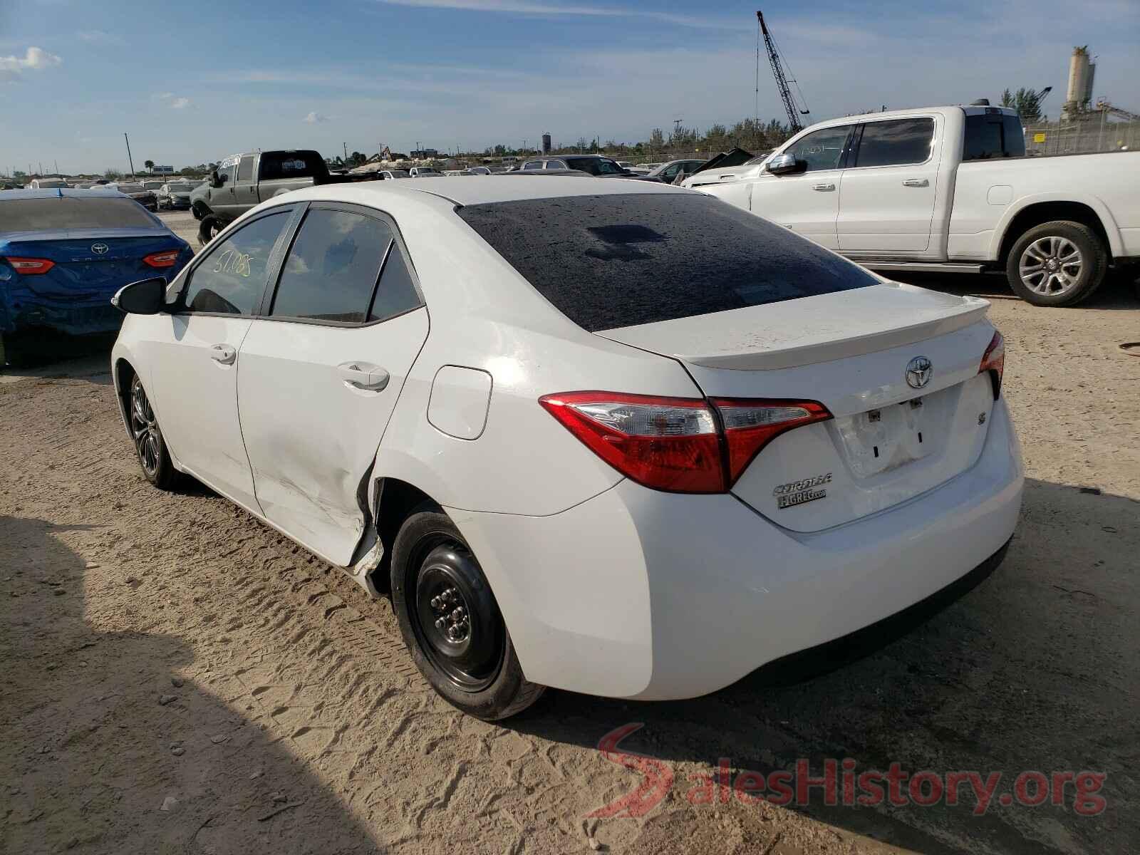 5YFBURHEXGP498080 2016 TOYOTA COROLLA