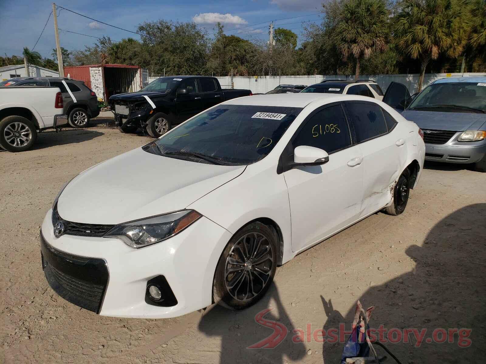 5YFBURHEXGP498080 2016 TOYOTA COROLLA