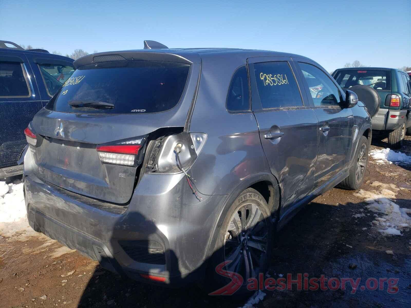 JA4AR3AU8LU008044 2020 MITSUBISHI OUTLANDER