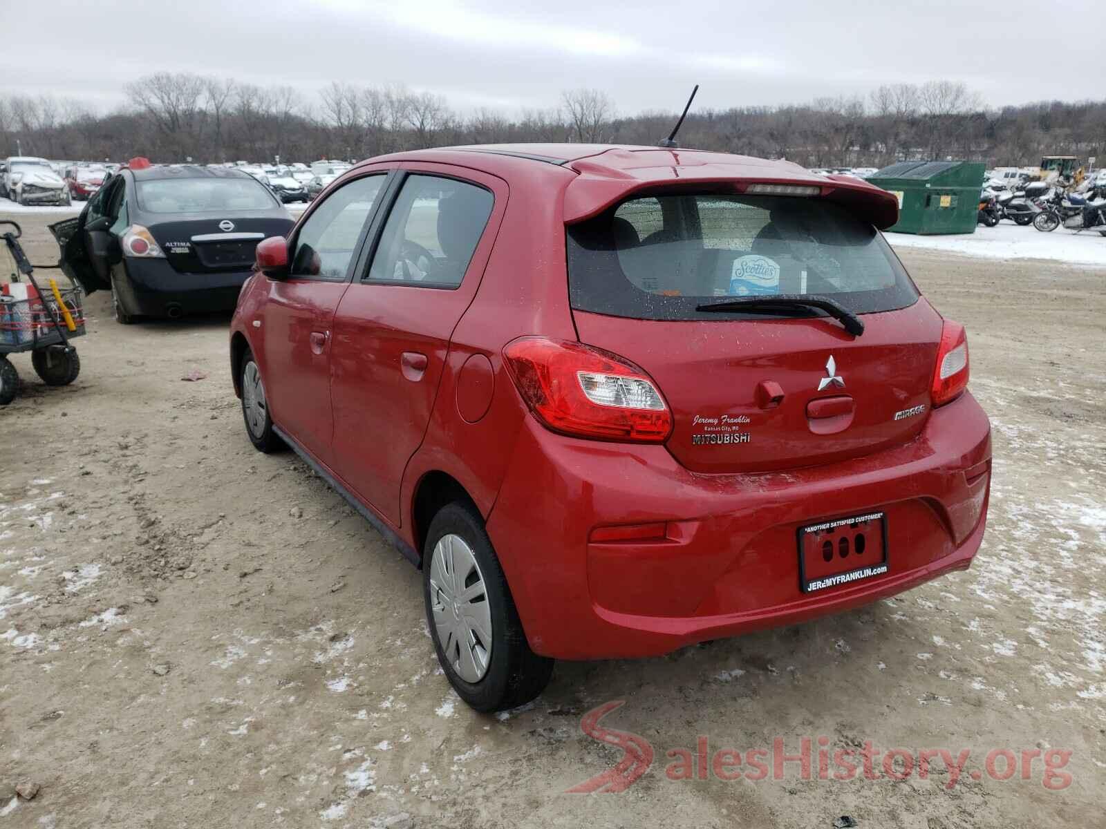 ML32A3HJ1JH007758 2018 MITSUBISHI MIRAGE