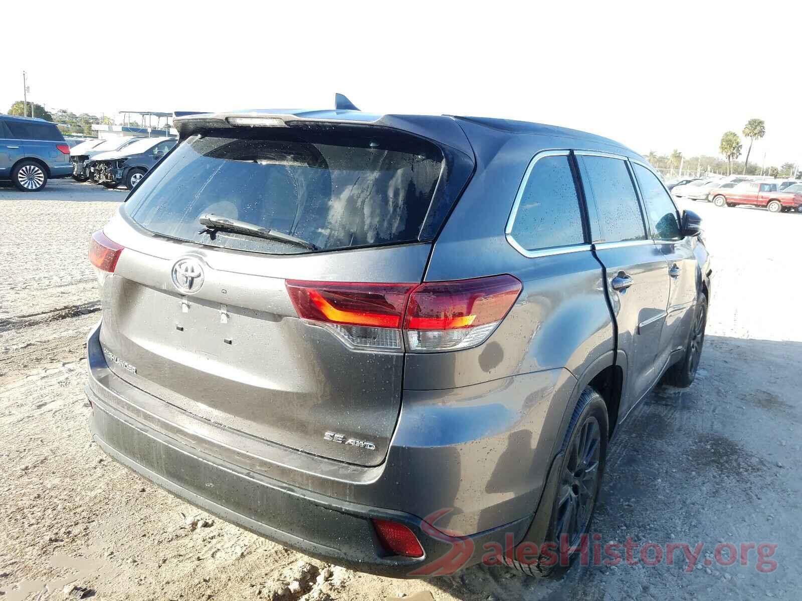 5TDJZRFH4KS702253 2019 TOYOTA HIGHLANDER