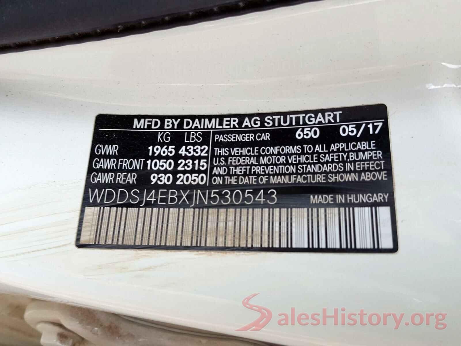 WDDSJ4EBXJN530543 2018 MERCEDES-BENZ C CLASS