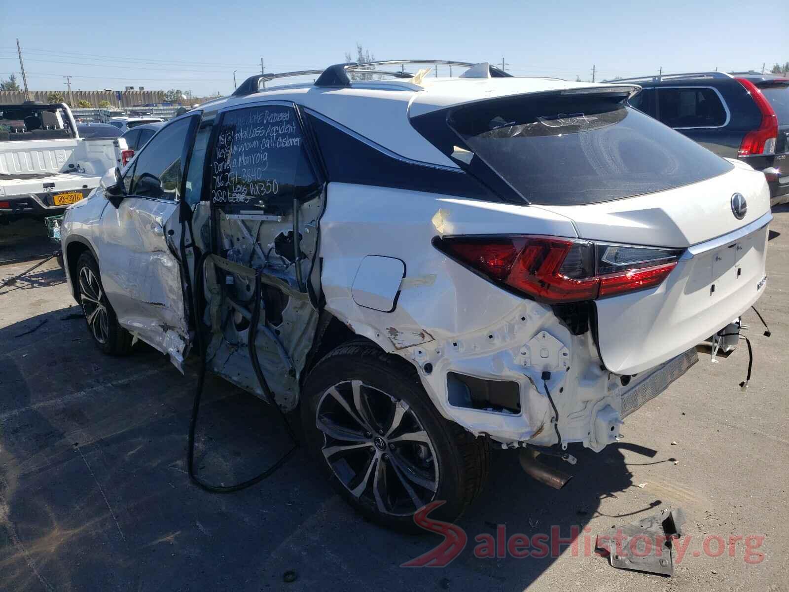 2T2HZMAA8LC154260 2020 LEXUS RX350