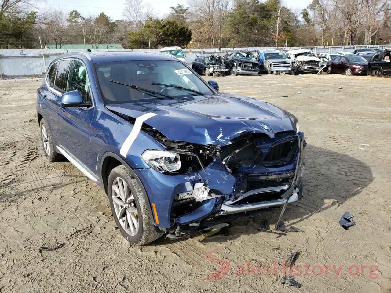 5UXTR9C54KLP82205 2019 BMW X3