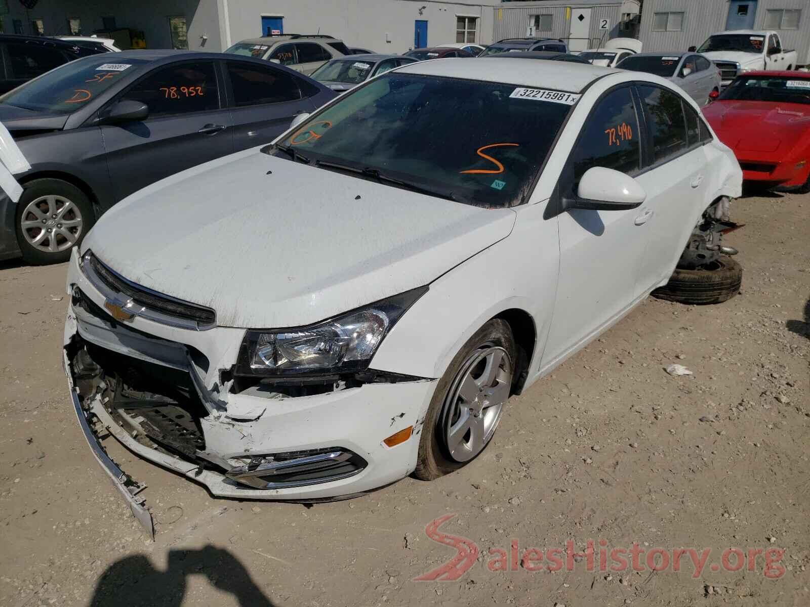 1G1PE5SB7G7132890 2016 CHEVROLET CRUZE