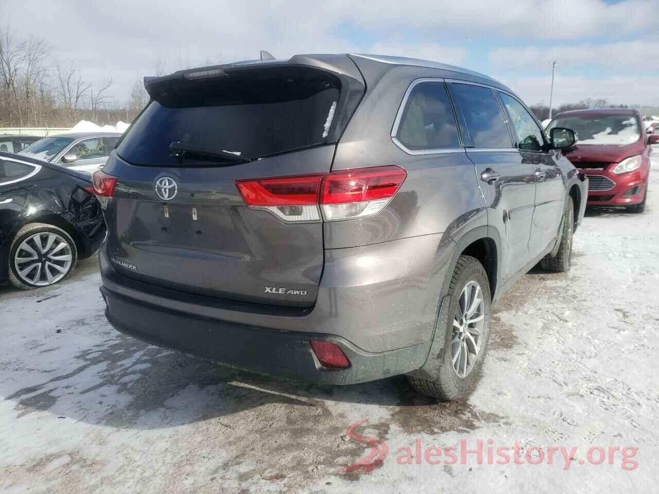 5TDJZRFH5KS615154 2019 TOYOTA HIGHLANDER