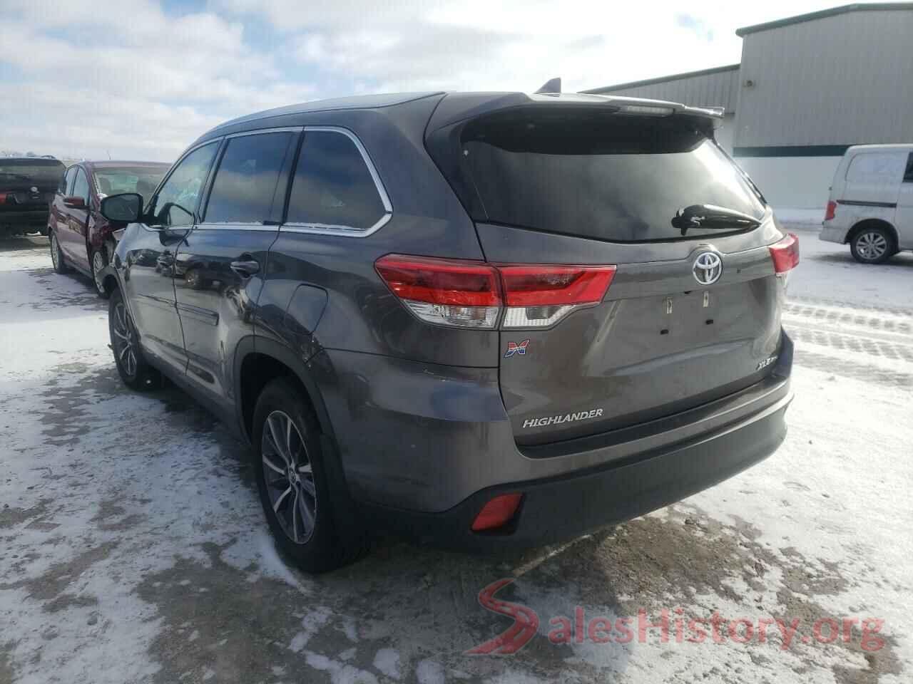 5TDJZRFH5KS615154 2019 TOYOTA HIGHLANDER