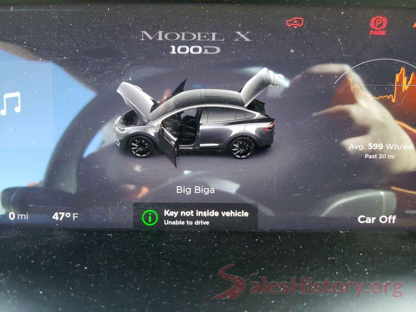 5YJXCAE28HF060269 2017 TESLA MODEL X