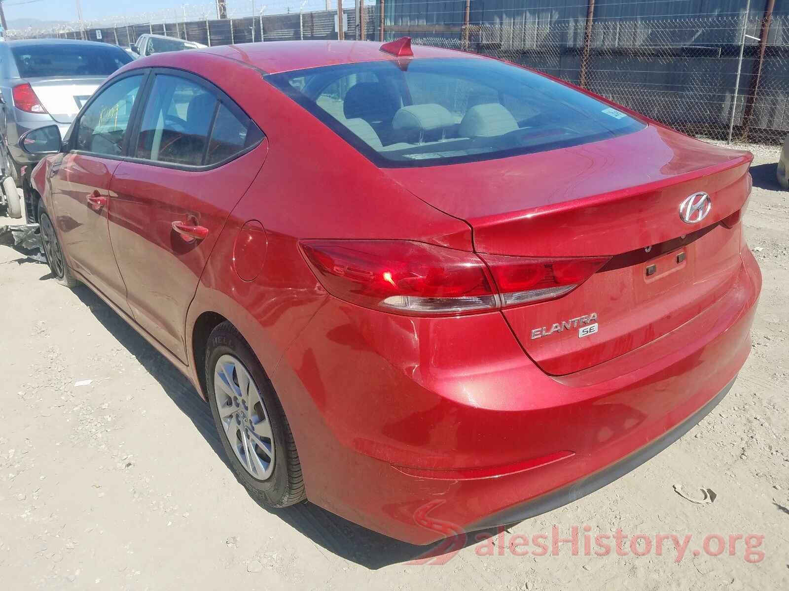 5NPD74LF4HH181624 2017 HYUNDAI ELANTRA