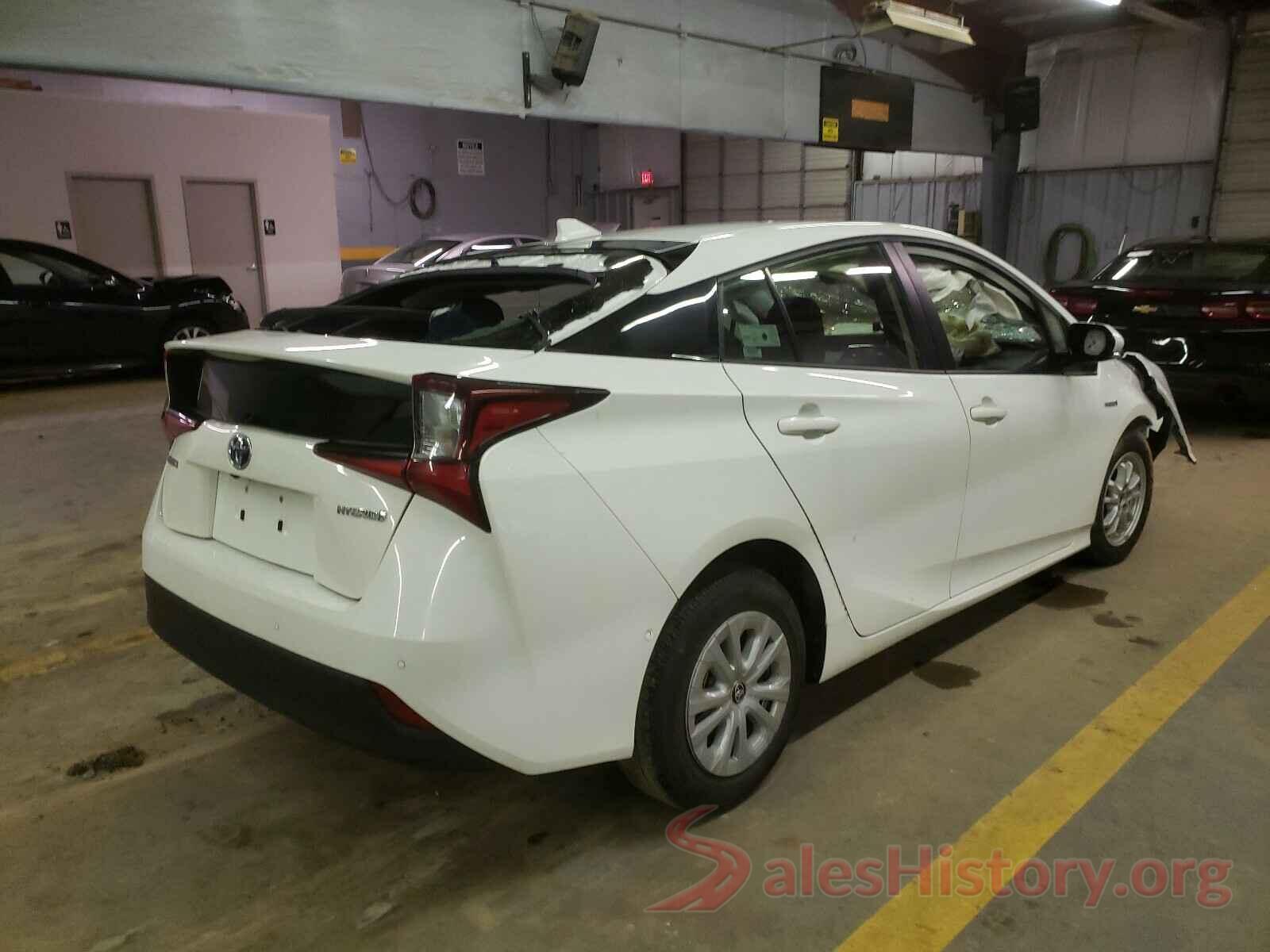 JTDKARFU9K3080503 2019 TOYOTA PRIUS