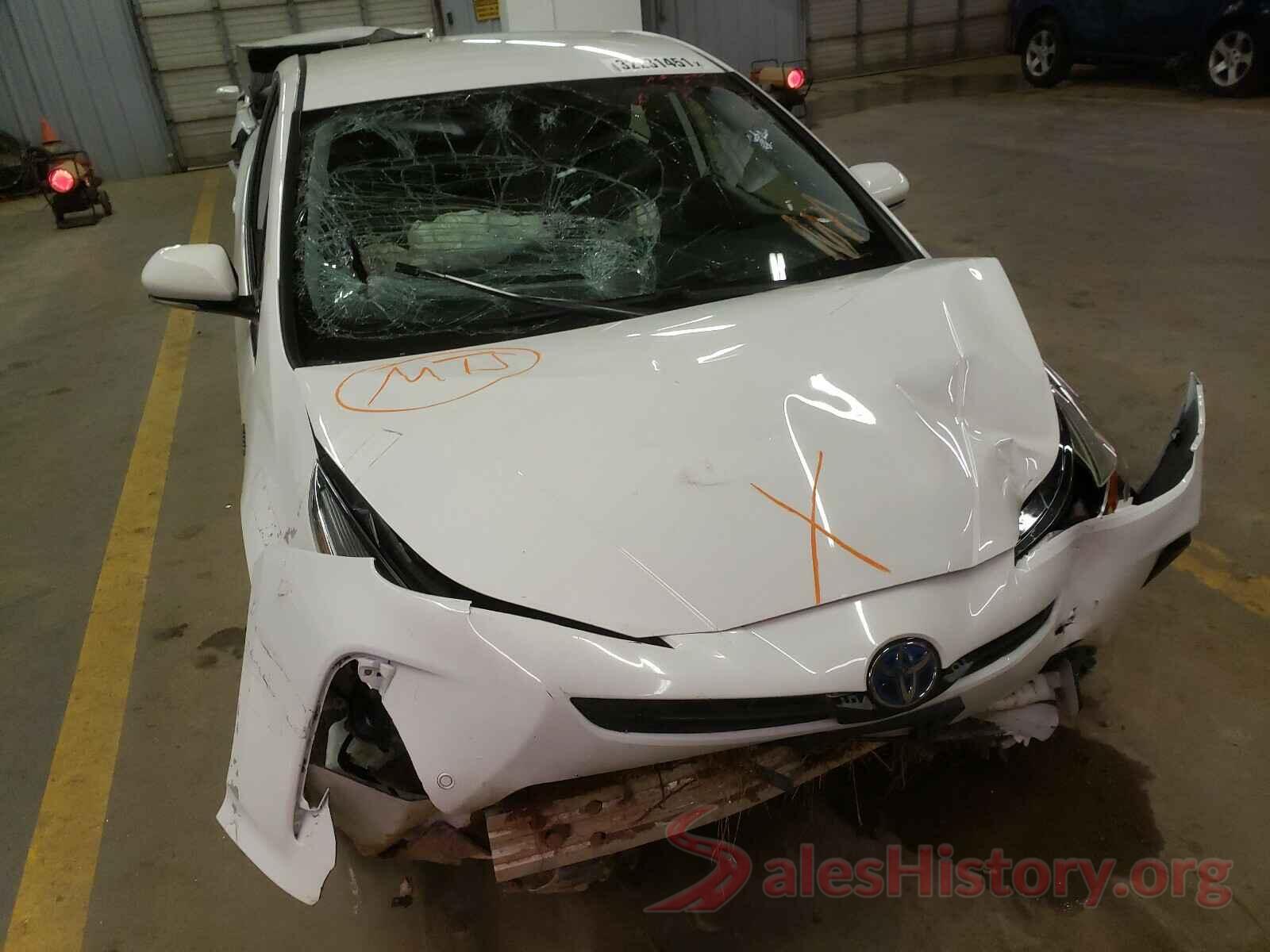 JTDKARFU9K3080503 2019 TOYOTA PRIUS