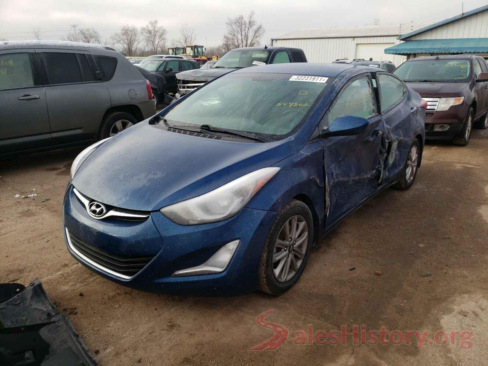 KMHDH4AEXGU544502 2016 HYUNDAI ELANTRA