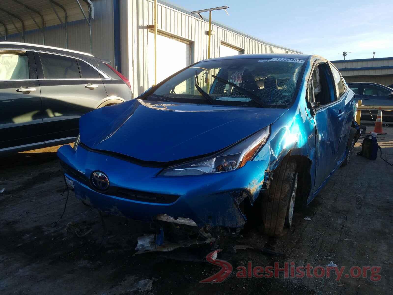 JTDKARFU3K3081176 2019 TOYOTA PRIUS