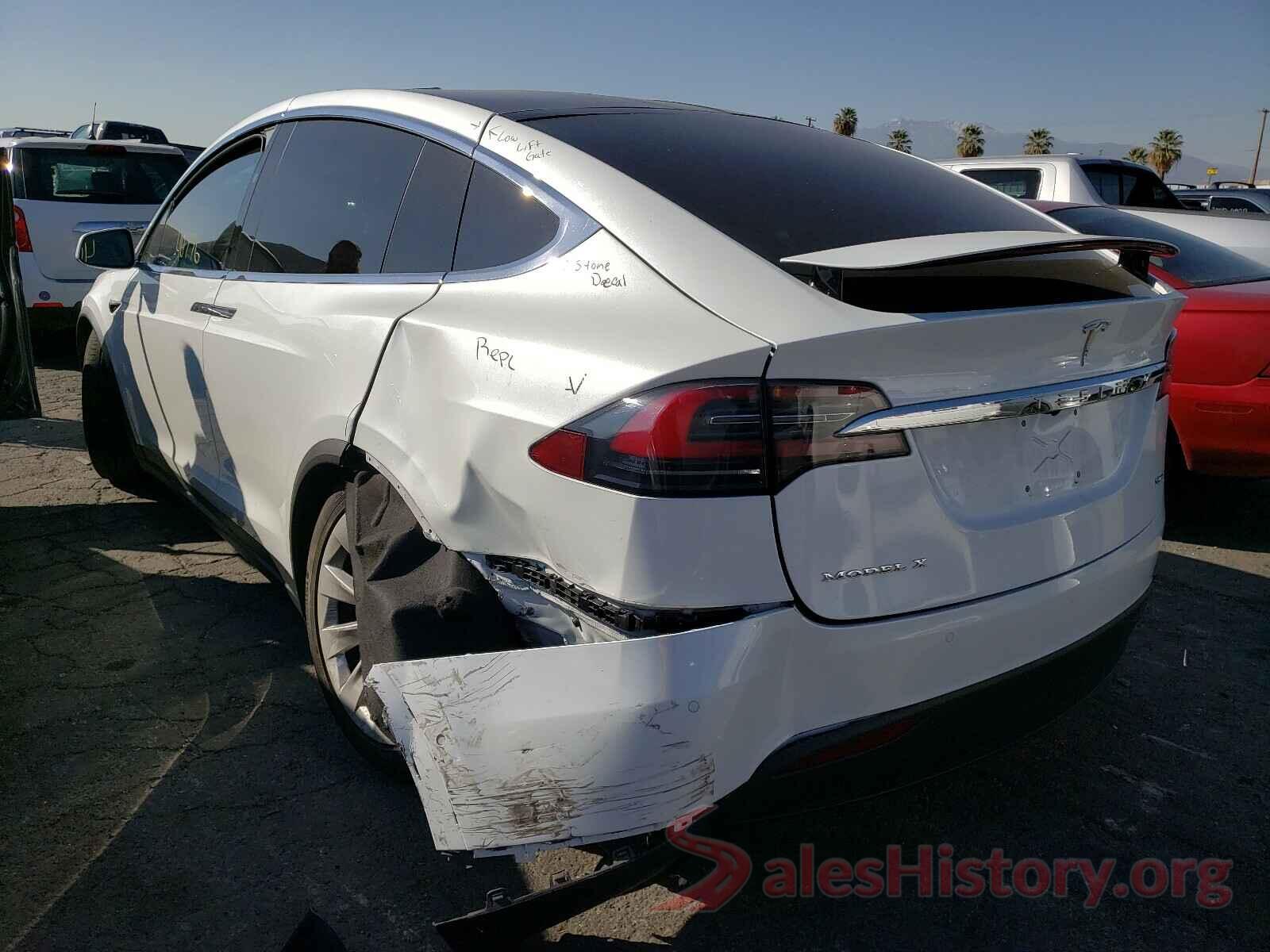 5YJXCBE24HF041269 2017 TESLA MODEL X