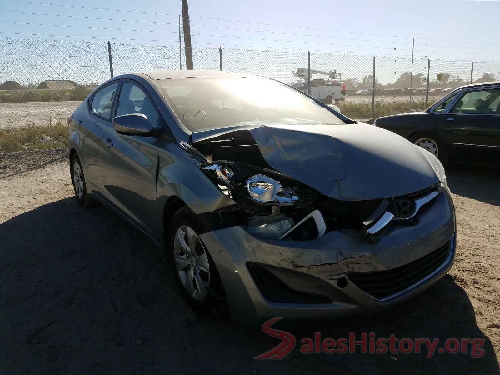 KMHDH4AE3GU483140 2016 HYUNDAI ELANTRA