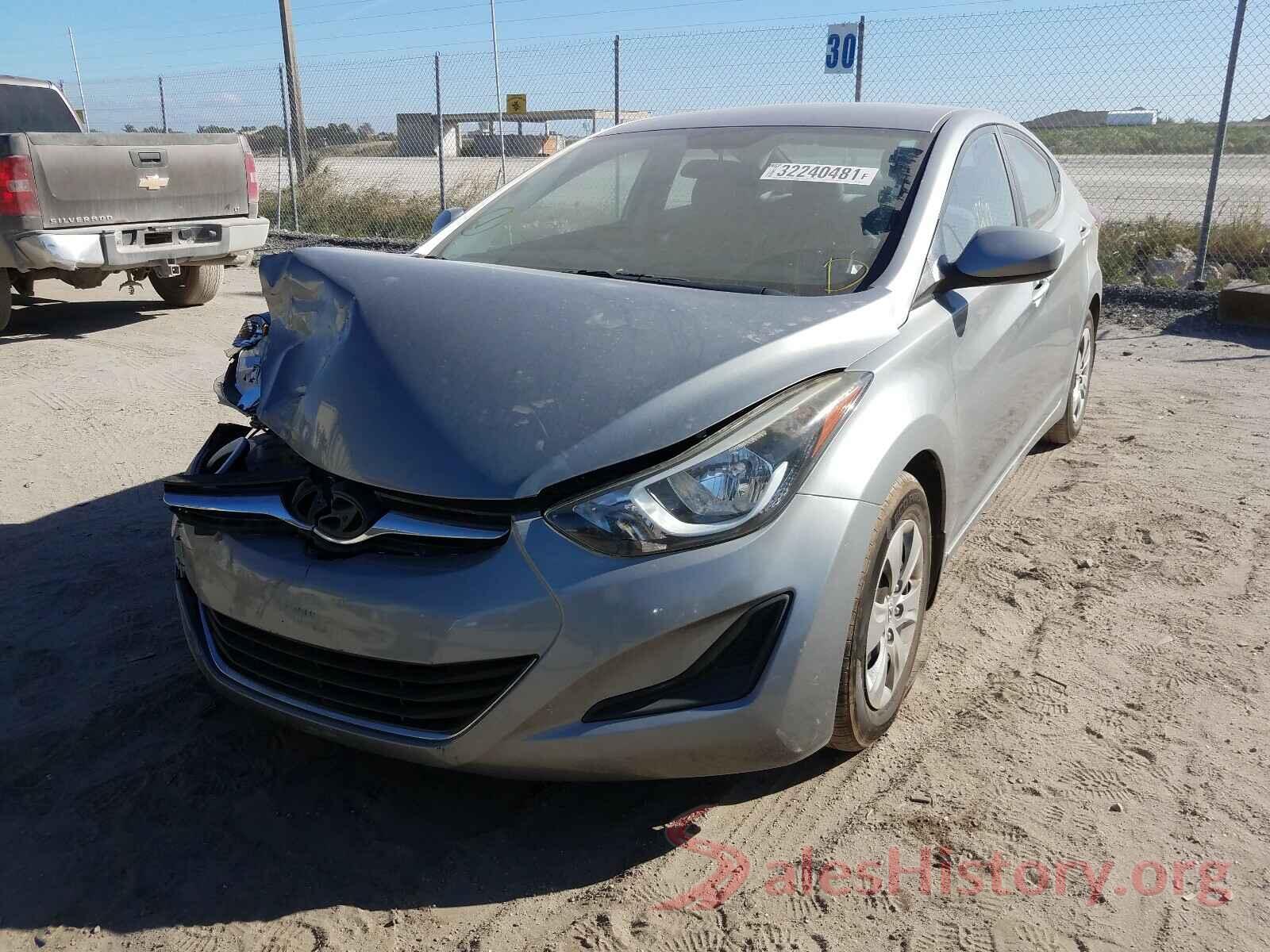 KMHDH4AE3GU483140 2016 HYUNDAI ELANTRA