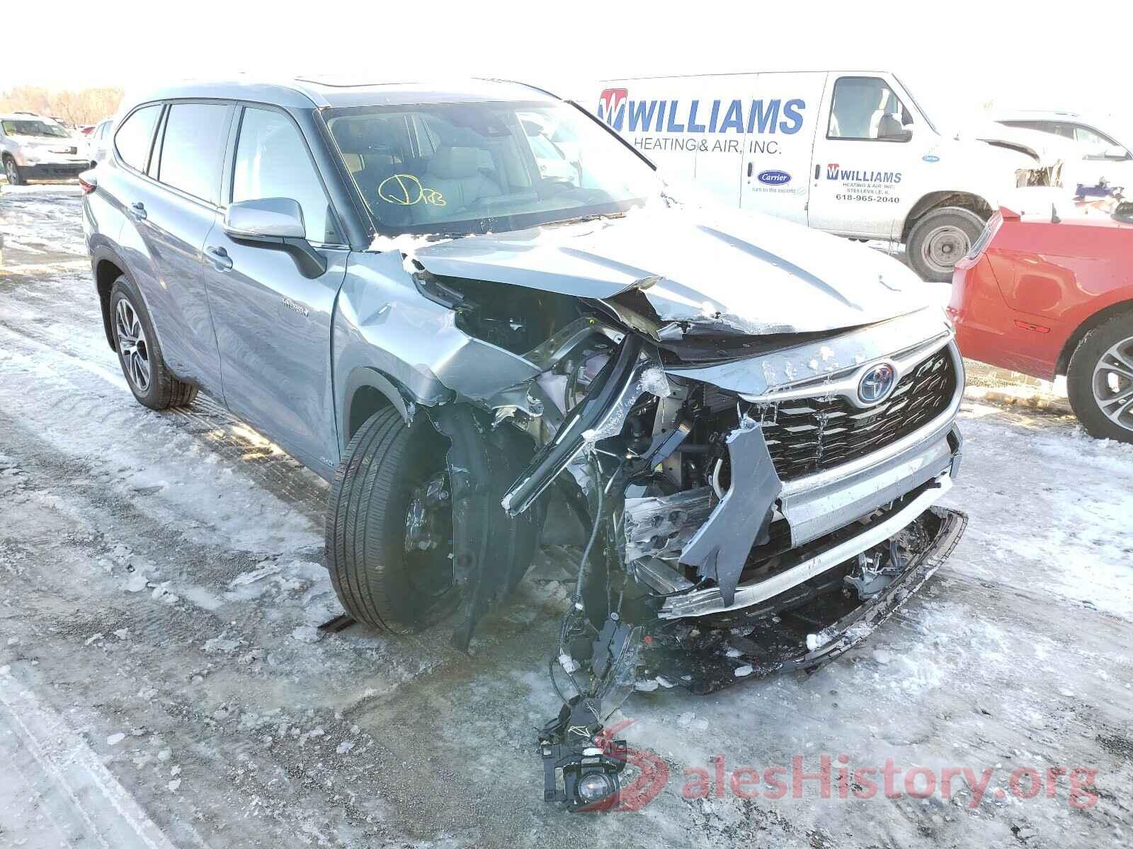 5TDHBRCH8MS022267 2021 TOYOTA HIGHLANDER