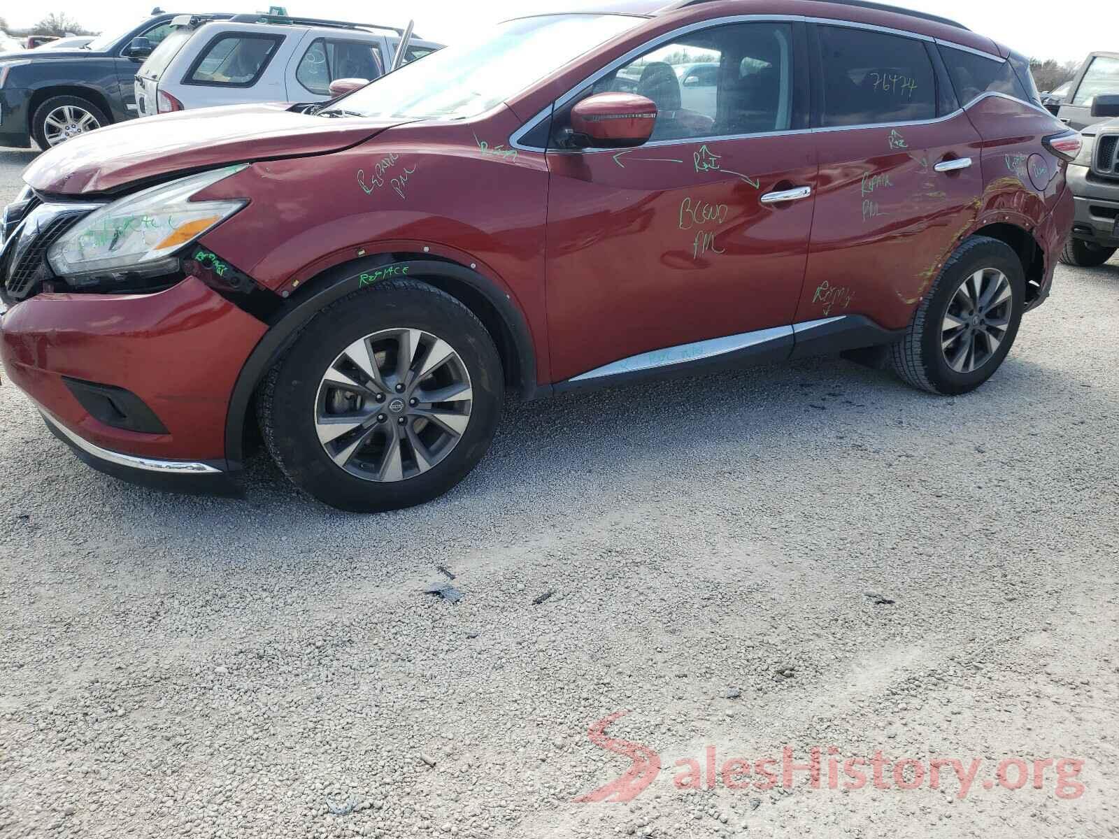 5N1AZ2MGXGN123648 2016 NISSAN MURANO