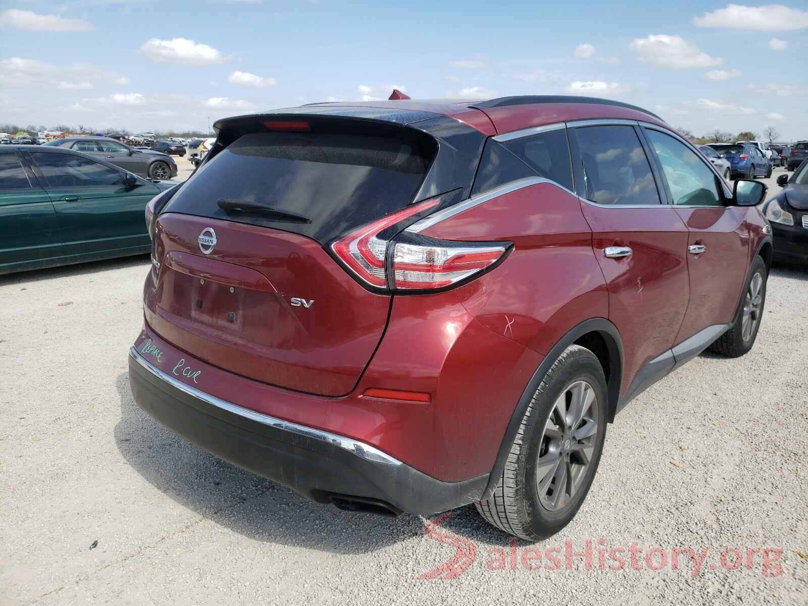 5N1AZ2MGXGN123648 2016 NISSAN MURANO