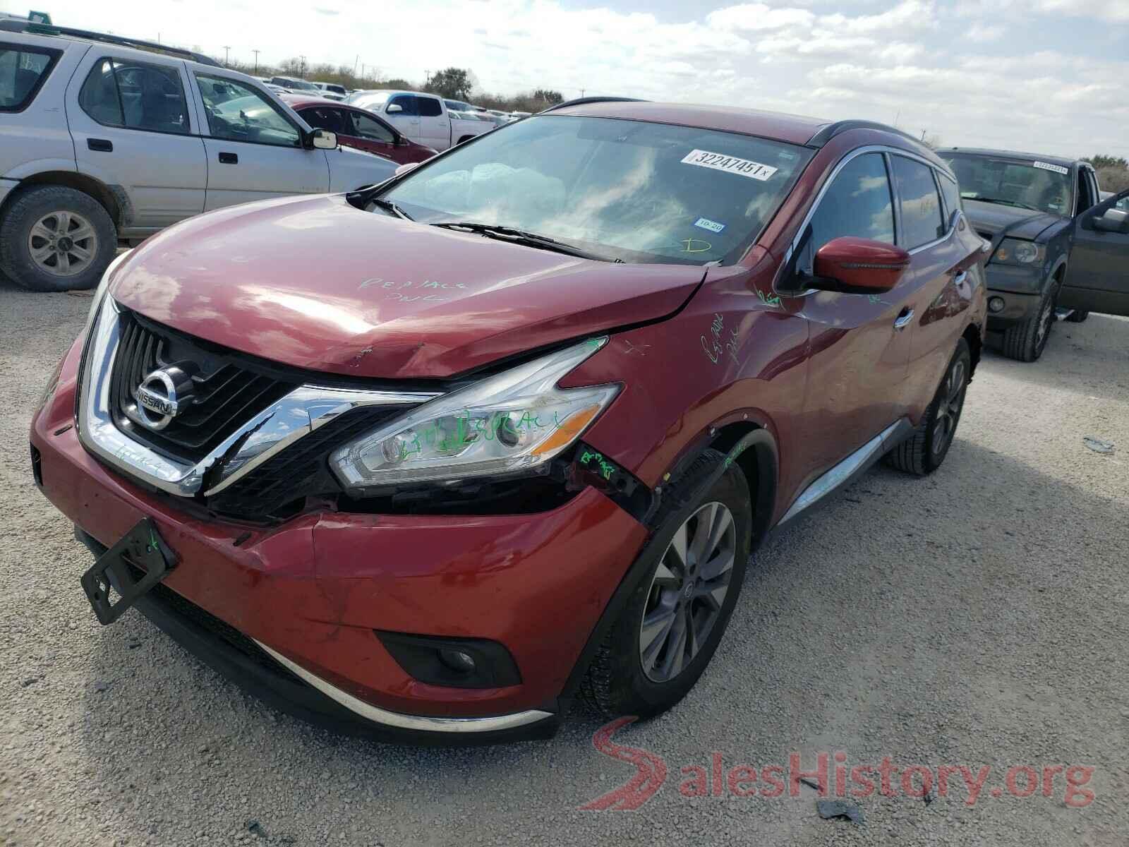 5N1AZ2MGXGN123648 2016 NISSAN MURANO