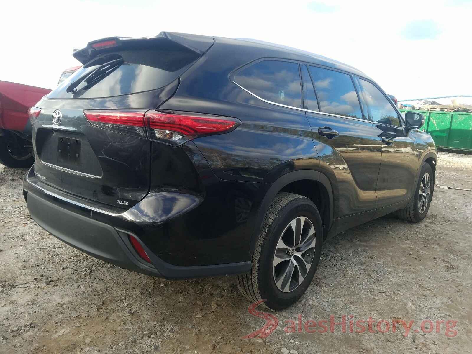 5TDGZRAH8LS003971 2020 TOYOTA HIGHLANDER