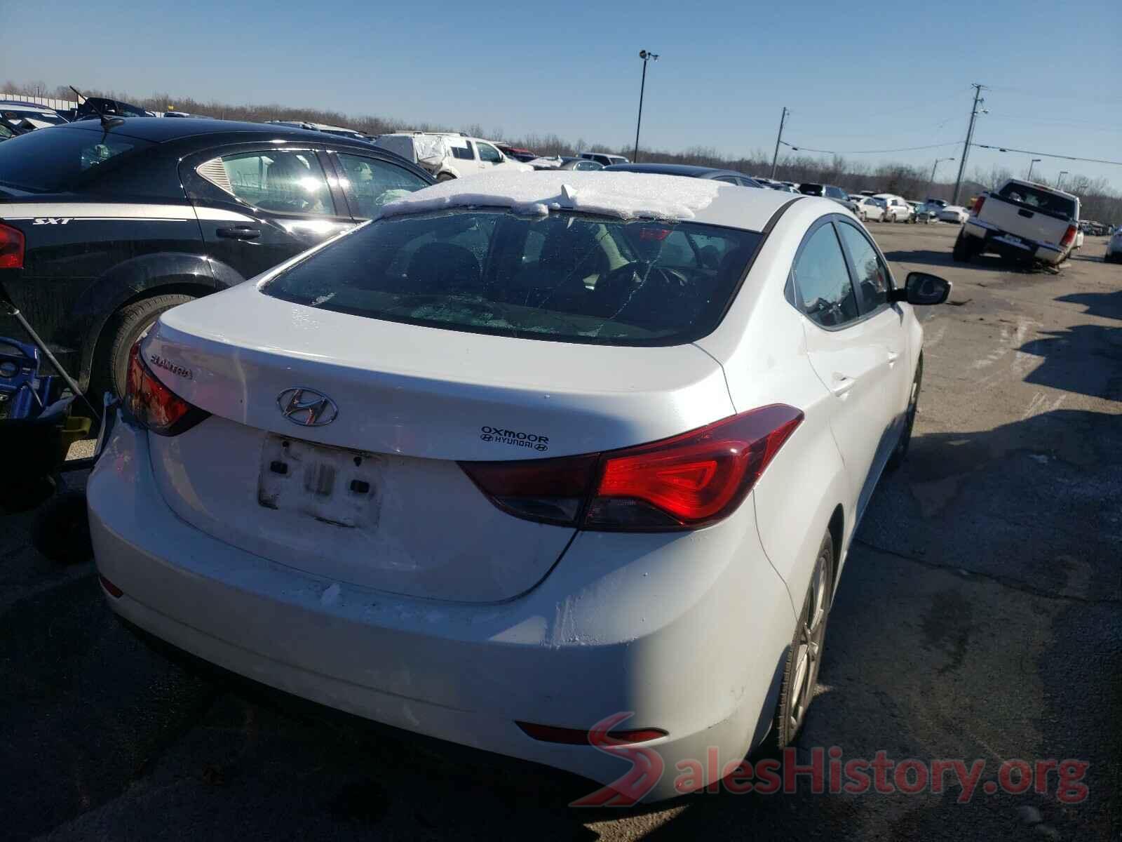 5NPDH4AE3GH741638 2016 HYUNDAI ELANTRA