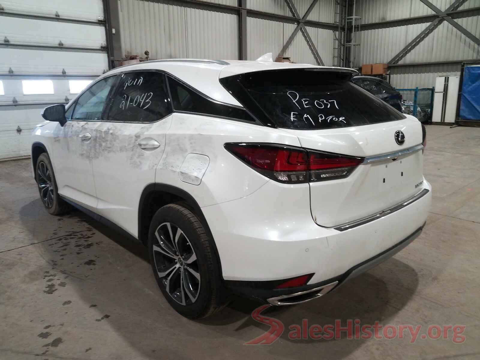 2T2JZMDA6LC250658 2020 LEXUS RX350