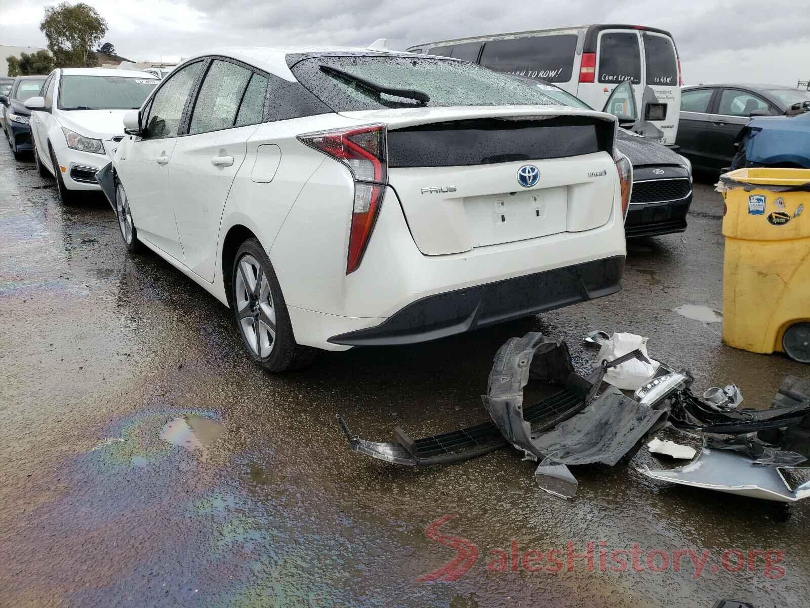 JTDKARFU8H3032869 2017 TOYOTA PRIUS