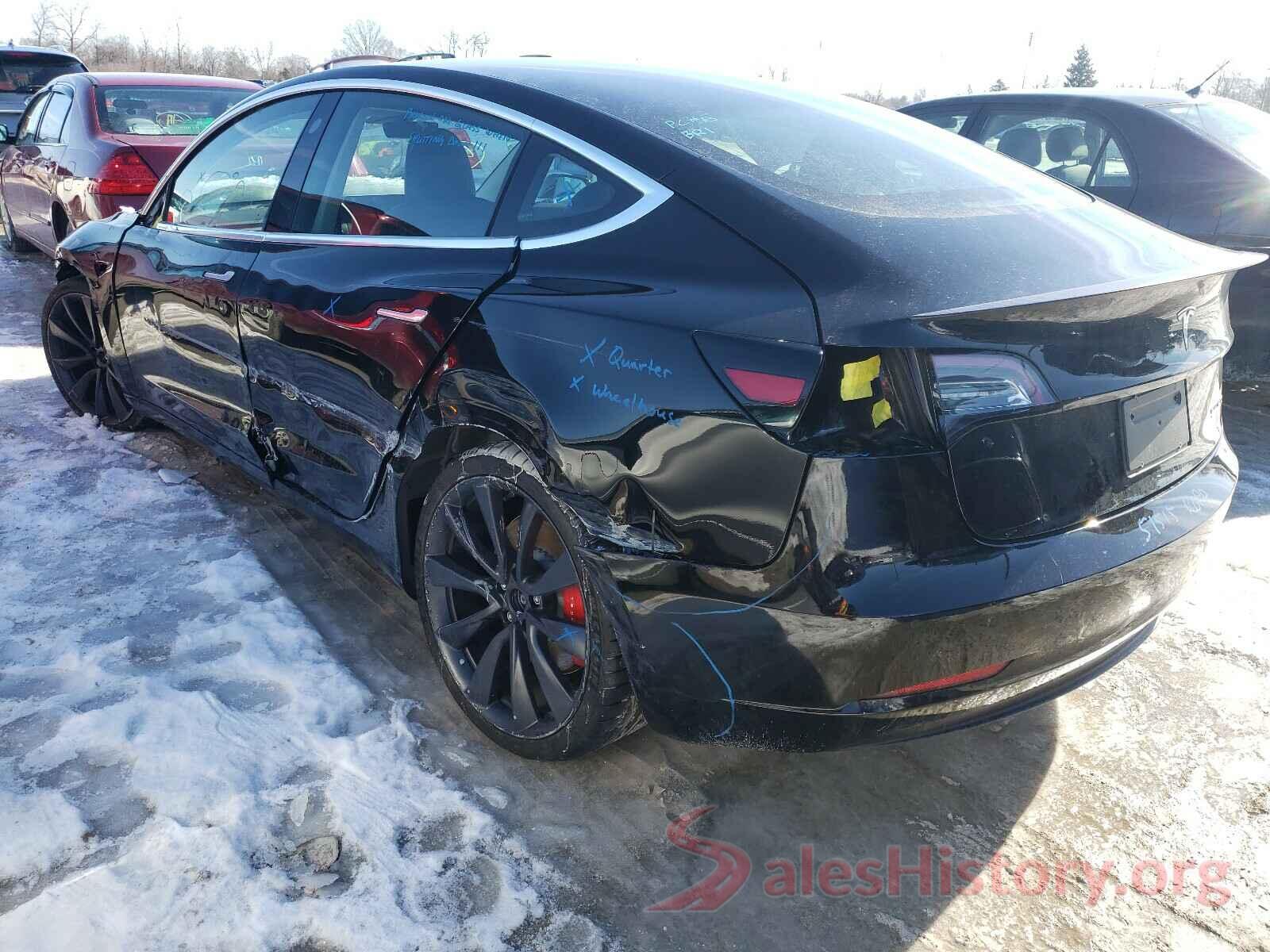 5YJ3E1EC4LF796183 2020 TESLA MODEL 3