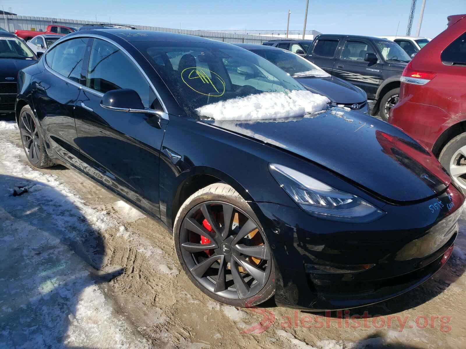 5YJ3E1EC4LF796183 2020 TESLA MODEL 3