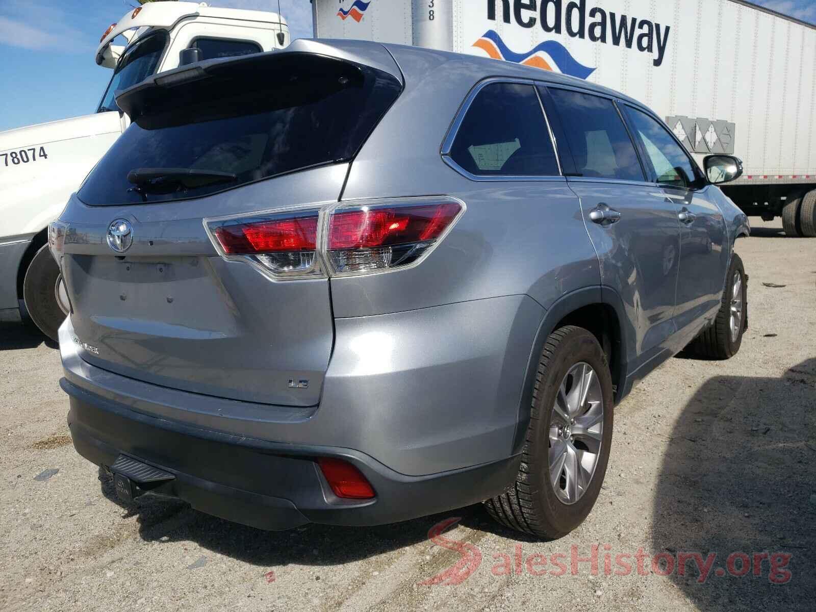 5TDZKRFH4GS136545 2016 TOYOTA HIGHLANDER