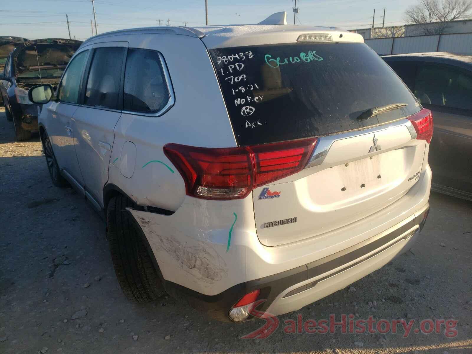 JA4AZ3A33KZ007103 2019 MITSUBISHI OUTLANDER