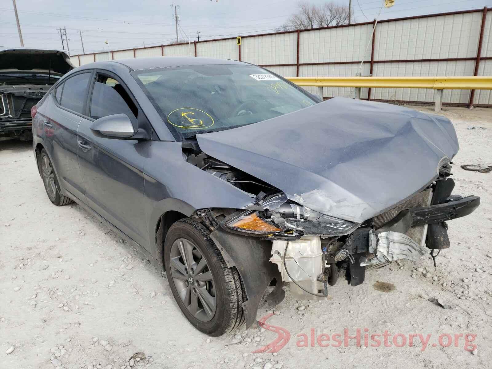 5NPD84LF9JH243876 2018 HYUNDAI ELANTRA