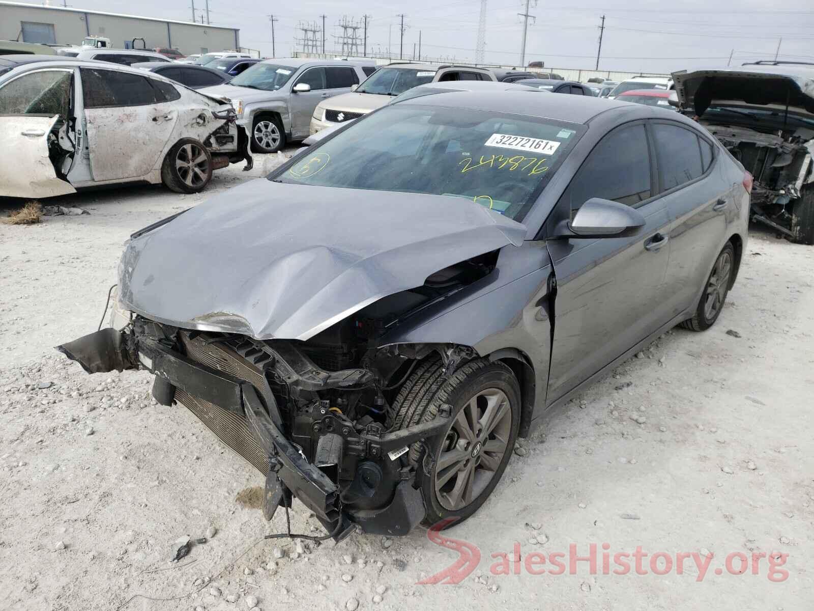 5NPD84LF9JH243876 2018 HYUNDAI ELANTRA