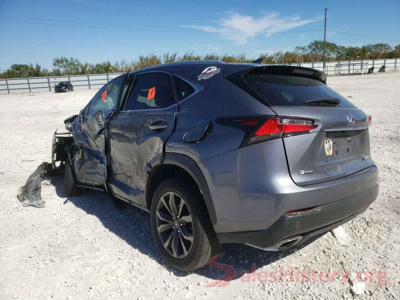 JTJYARBZ2H2050525 2017 LEXUS NX