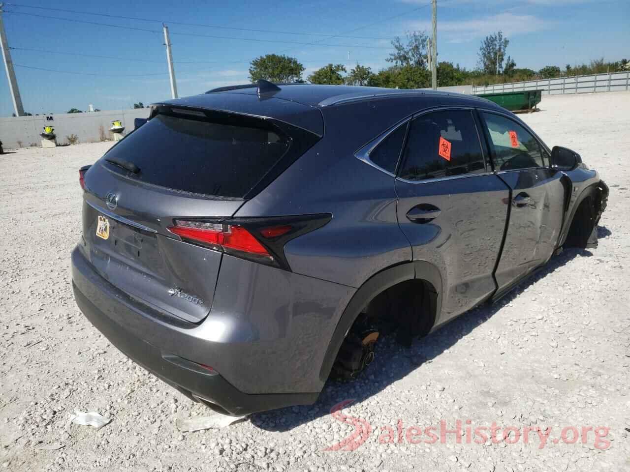 JTJYARBZ2H2050525 2017 LEXUS NX