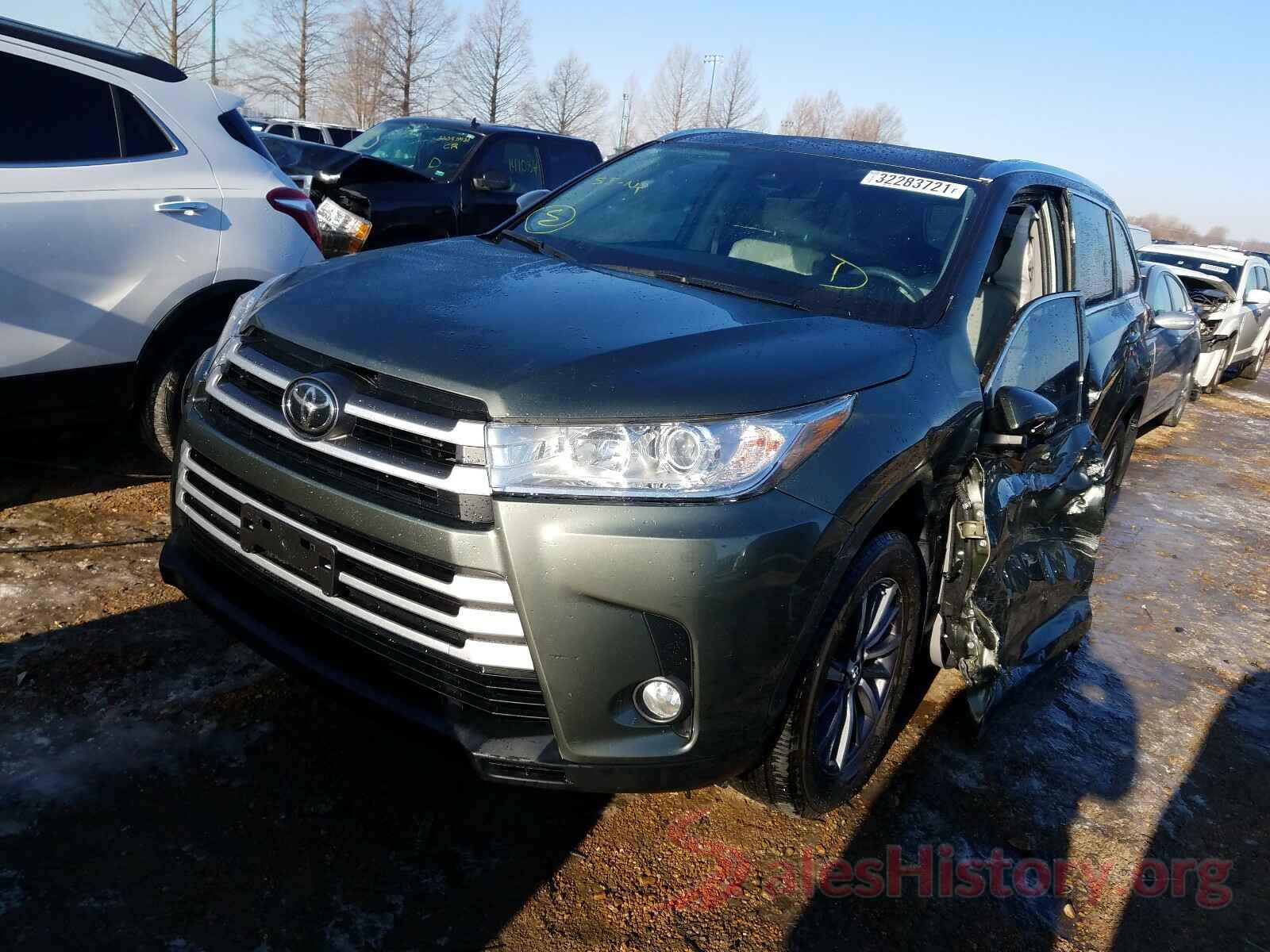 5TDJZRFH9KS997284 2019 TOYOTA HIGHLANDER