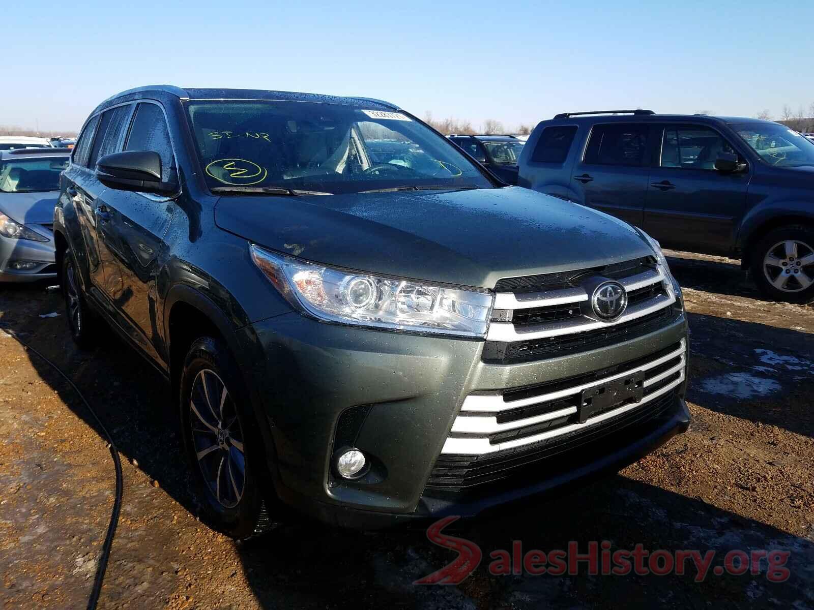 5TDJZRFH9KS997284 2019 TOYOTA HIGHLANDER