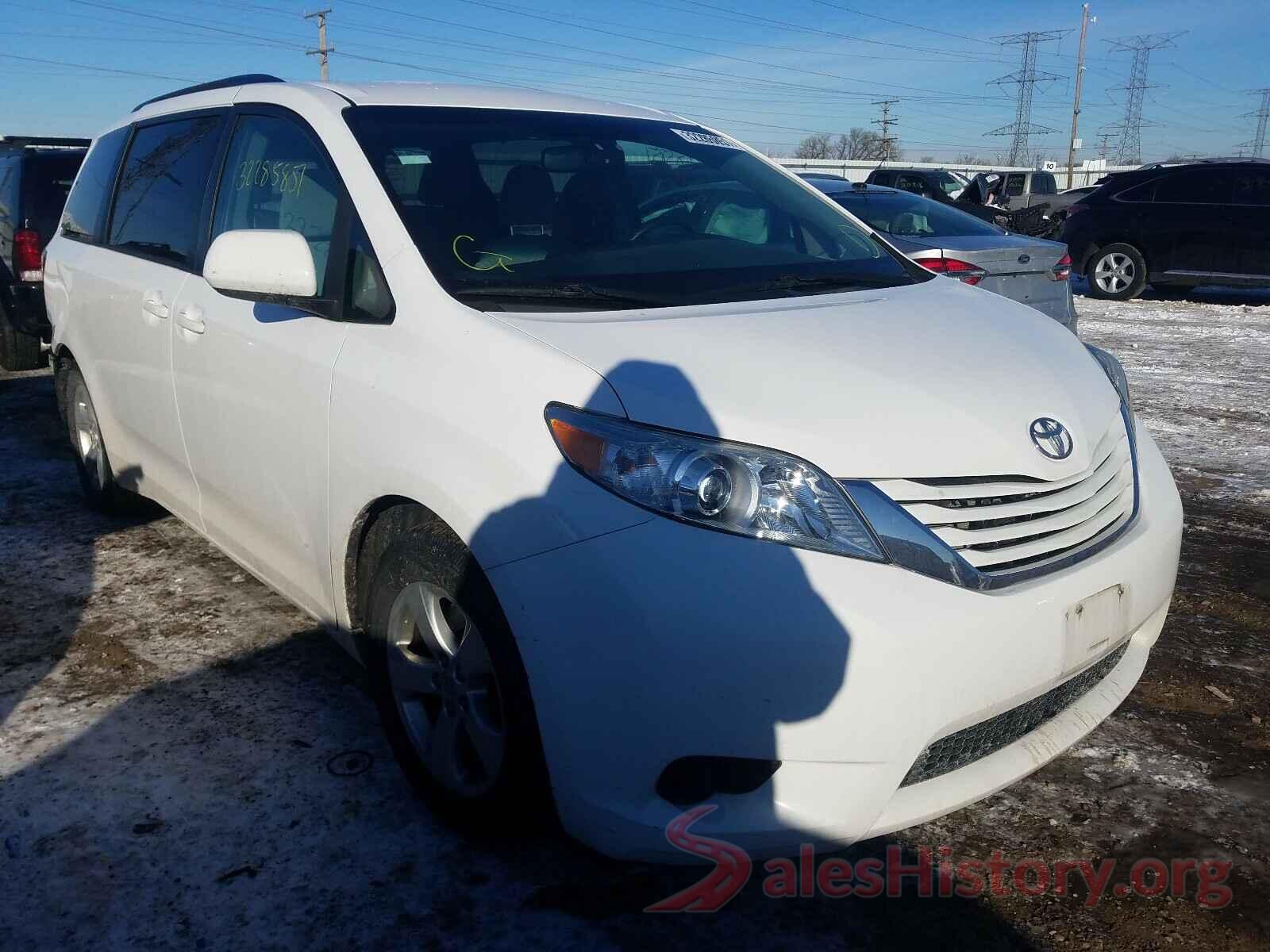 5TDKK3DCXGS757844 2016 TOYOTA SIENNA