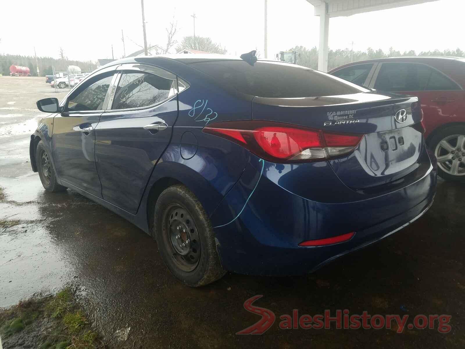 5NPDH4AE1GH749348 2016 HYUNDAI ELANTRA