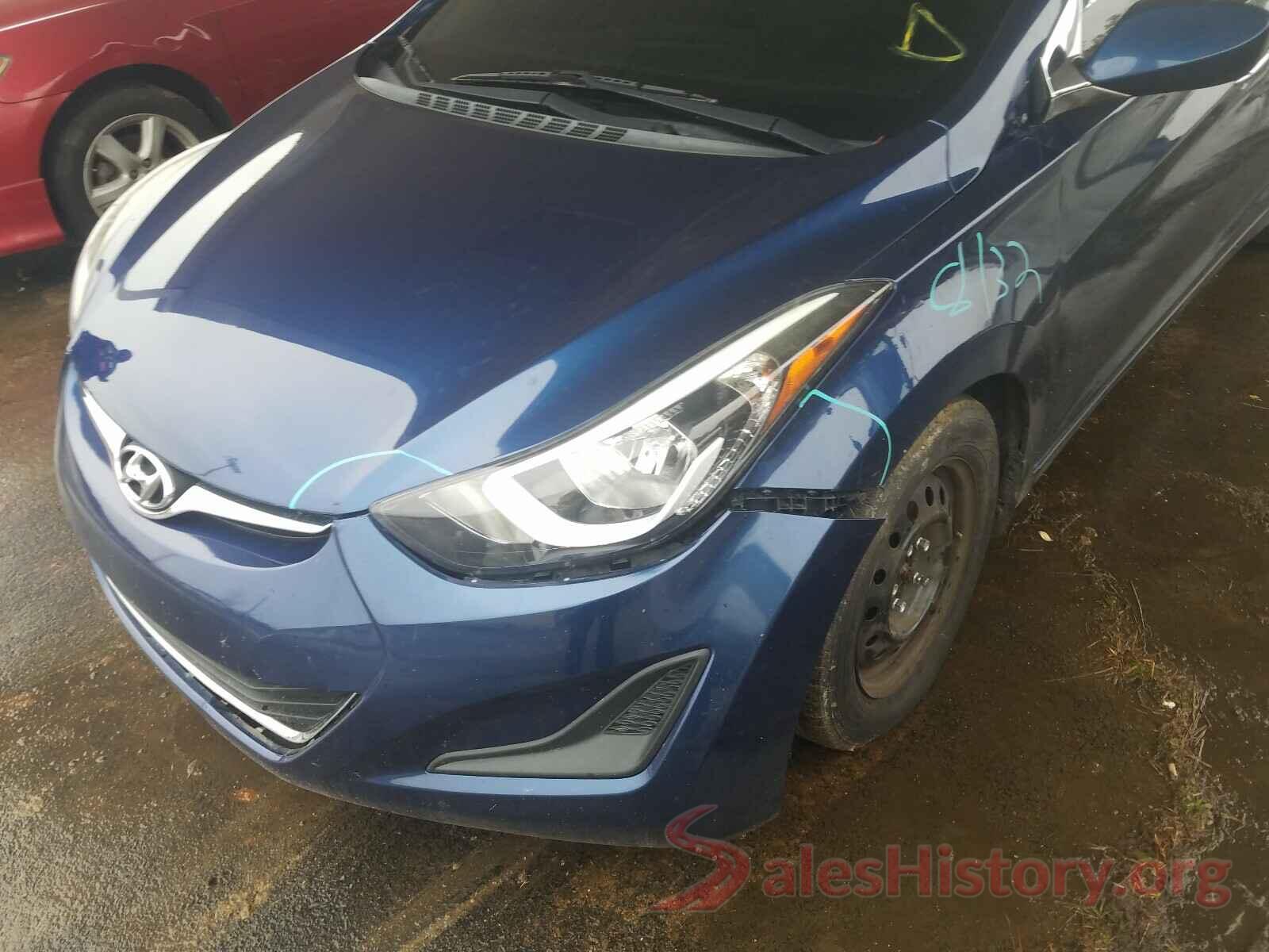 5NPDH4AE1GH749348 2016 HYUNDAI ELANTRA