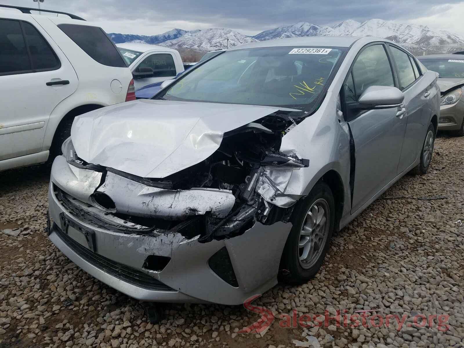 JTDKBRFU4G3022738 2016 TOYOTA PRIUS