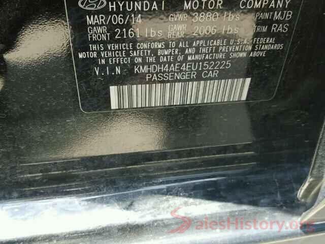 KMHDH4AE4EU152225 2014 HYUNDAI ELANTRA