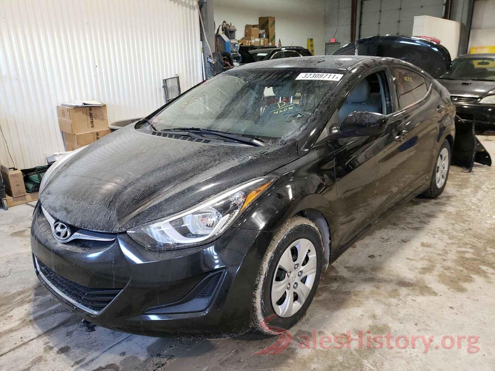 5NPDH4AE1GH764206 2016 HYUNDAI ELANTRA