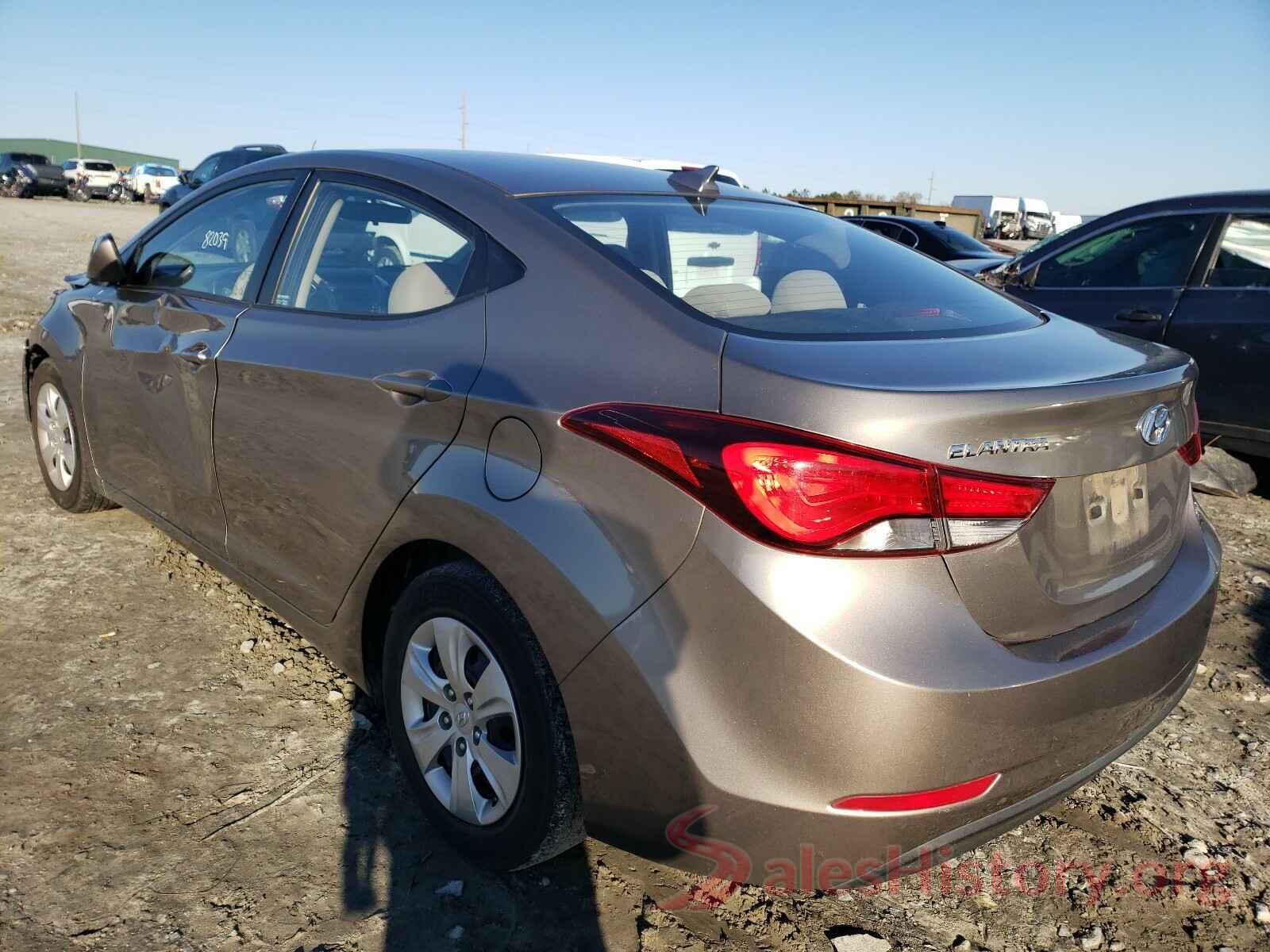 5NPDH4AE1GH716124 2016 HYUNDAI ELANTRA