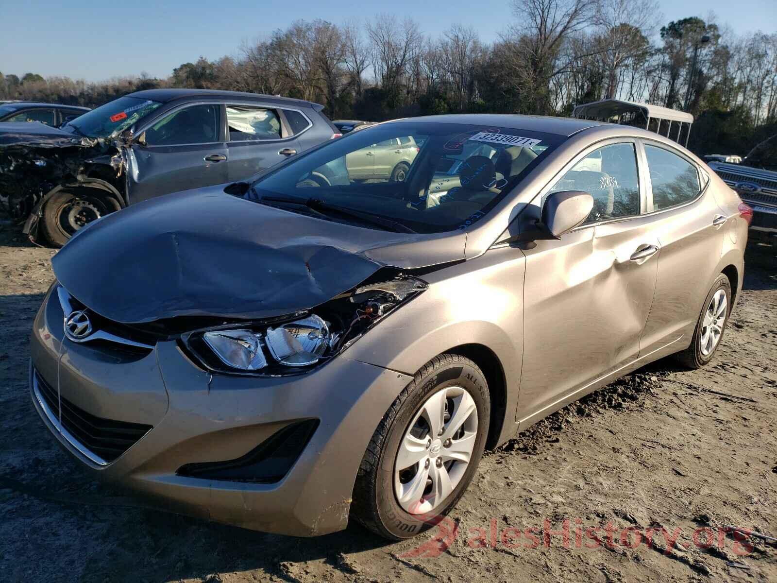 5NPDH4AE1GH716124 2016 HYUNDAI ELANTRA